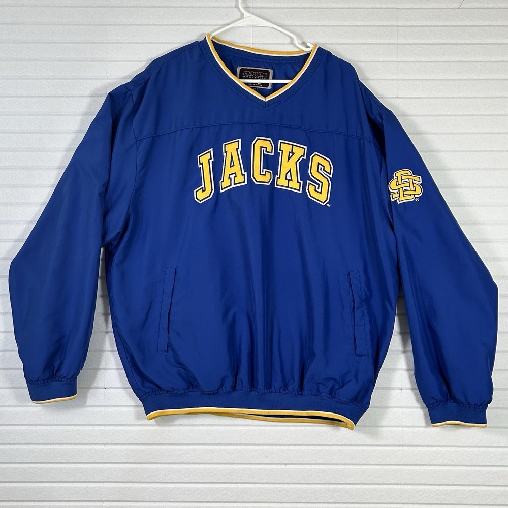 South Dakota State Jackrabbits Colosseum Windbreaker Pullover Jacket Mens XL